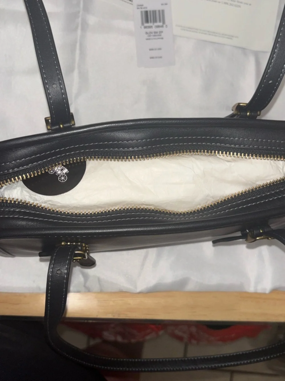 Coach Black Swing Zip - Picture 4 of 8